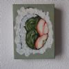 A friend of ours is a painter.  He used to do some pretty twisted stuff, but somehow we ended up with a couple of his sushi pieces.