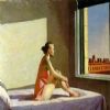Edward Hopper's painting entitled Morning Sun.  A little how I've been feeling lately, still and staring.