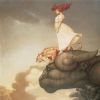 And oh, what a feeling.  Art by Michael Parkes called, Sky Meditation.
